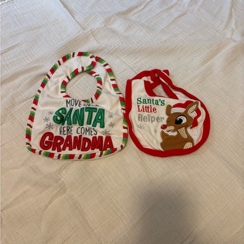 Christmas Baby Bibs